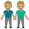 Due Uomini Che Si Tengono Per Mano: Carnagione Medio-Chiara