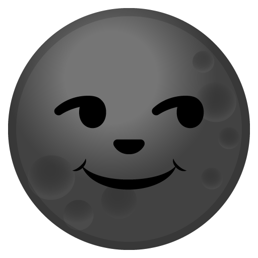 Faccina Luna Nuova