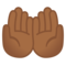 Mani Unite In Alto: Carnagione Medio-Scura