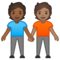 Persone Che Si Tengono Per Mano: Carnagione Medio-Scura, Carnagione Media
