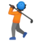 Persona Che Gioca A Golf: Carnagione Scura