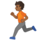 Persona Che Corre: Carnagione Medio-Scura