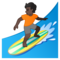 Persona Che Fa Surf: Carnagione Scura