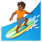 Persona Che Fa Surf: Carnagione Medio-Scura
