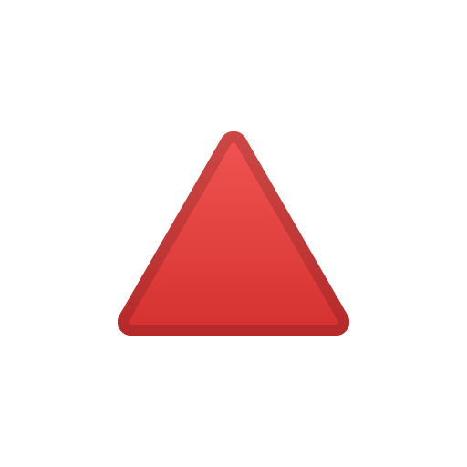 Triangolo Rosso Con Punta Verso L’Alto
