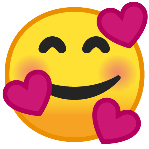 Faccina Sorridente Con Cuori