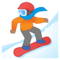 Persona Sullo Snowboard: Carnagione Media
