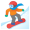Persona Sullo Snowboard