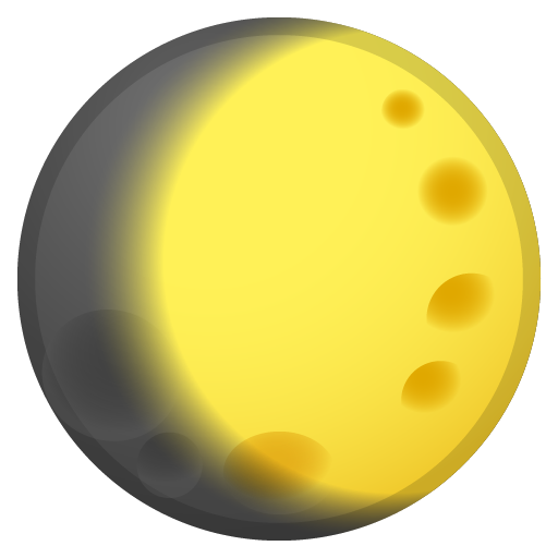 Luna Gibbosa Crescente
