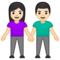 Donna E Uomo Che Si Tengono Per Mano: Carnagione Chiara