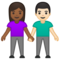 Donna E Uomo Che Si Tengono Per Mano: Carnagione Medio-Scura, Carnagione Chiara