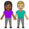 Donna E Uomo Che Si Tengono Per Mano: Carnagione Medio-Scura, Carnagione Medio-Chiara