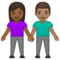 Donna E Uomo Che Si Tengono Per Mano: Carnagione Medio-Scura, Carnagione Media