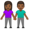 Donna E Uomo Che Si Tengono Per Mano: Carnagione Medio-Scura