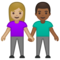 Donna E Uomo Che Si Tengono Per Mano: Carnagione Medio-Chiara, Carnagione Medio-Scura