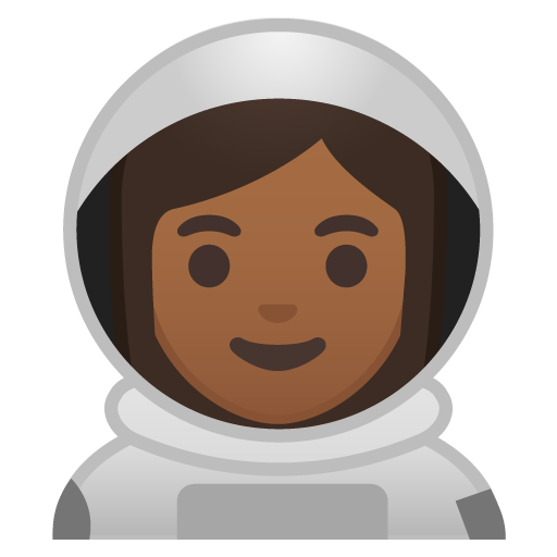 Astronauta Donna: Carnagione Medio-Scura