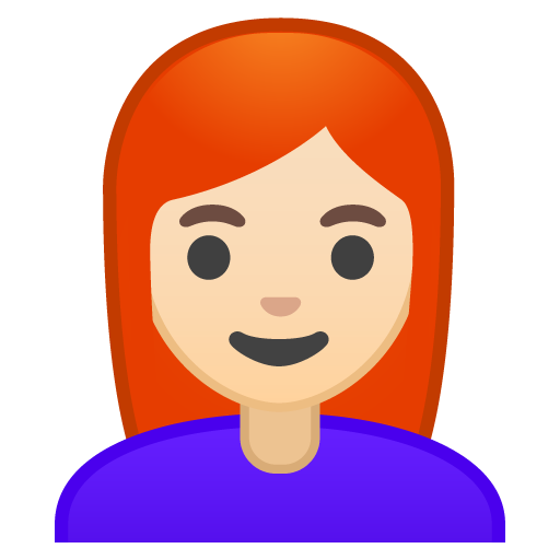Donna: Carnagione Chiara, Capelli Rossi