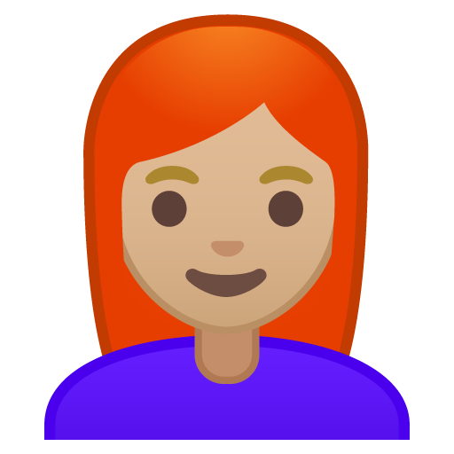Donna: Carnagione Medio-Chiara, Capelli Rossi
