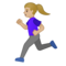 Donna Che Corre: Carnagione Medio-Chiara