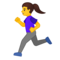 Donna Che Corre