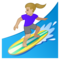 Surfista Donna: Carnagione Medio-Chiara