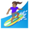 Surfista Donna: Carnagione Media