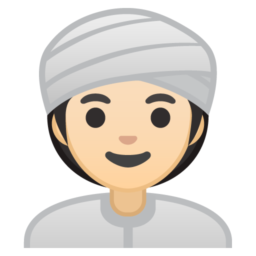Donna Con Turbante: Carnagione Chiara
