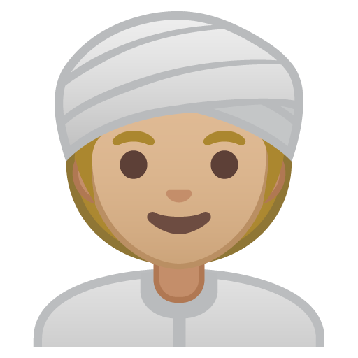 Donna Con Turbante: Carnagione Medio-Chiara