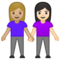 Due Donne Che Si Tengono Per Mano: Carnagione Medio-Chiara, Carnagione Chiara