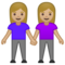 Due Donne Che Si Tengono Per Mano: Carnagione Medio-Chiara