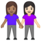 Due Donne Che Si Tengono Per Mano: Carnagione Media, Carnagione Chiara