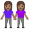 Due Donne Che Si Tengono Per Mano: Carnagione Media