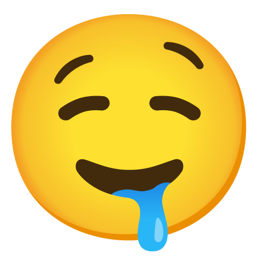 लार टपकता चेहरा