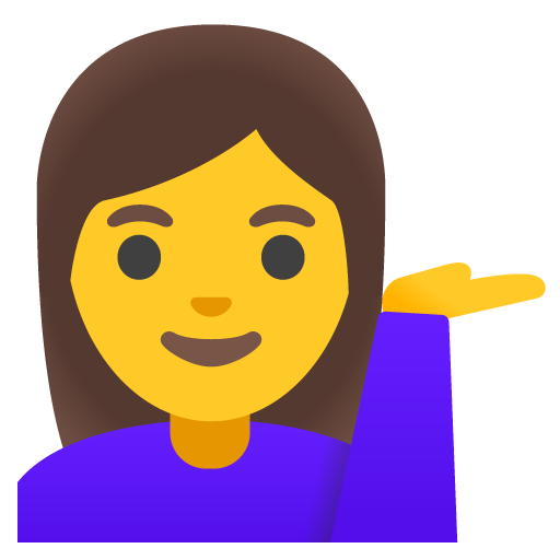 सूचना देती महिला