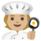Persona Che Cucina: Carnagione Medio-Chiara
