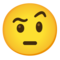 Faccina Con Sopracciglio Alzato