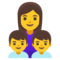 Famiglia: Donna, Bambino, Bambino