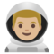 Astronauta Uomo: Carnagione Medio-Chiara