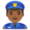 Poliziotto Uomo: Carnagione Medio-Scura