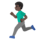 Uomo Che Corre: Carnagione Scura