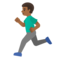 Uomo Che Corre: Carnagione Medio-Scura