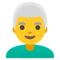 Uomo: Capelli Bianchi