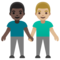 Due Uomini Che Si Tengono Per Mano: Carnagione Scura, Carnagione Medio-Chiara