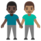 Due Uomini Che Si Tengono Per Mano: Carnagione Scura, Carnagione Media
