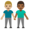 Due Uomini Che Si Tengono Per Mano: Carnagione Medio-Chiara, Carnagione Medio-Scura