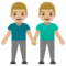 Due Uomini Che Si Tengono Per Mano: Carnagione Medio-Chiara