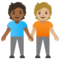 Persone Che Si Tengono Per Mano: Carnagione Medio-Scura, Carnagione Medio-Chiara