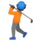 Persona Che Gioca A Golf: Carnagione Scura