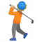 Persona Che Gioca A Golf: Carnagione Medio-Chiara