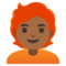Persona: Carnagione Medio-Scura, Capelli Rossi